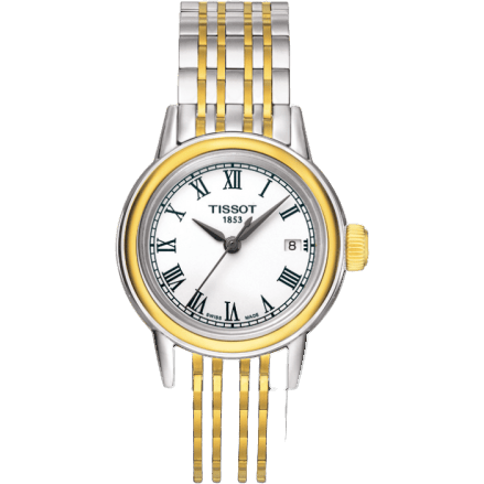 Carson Quartz 29.7 Stainless Steel / Yellow Gold PVD / White / Bracelet