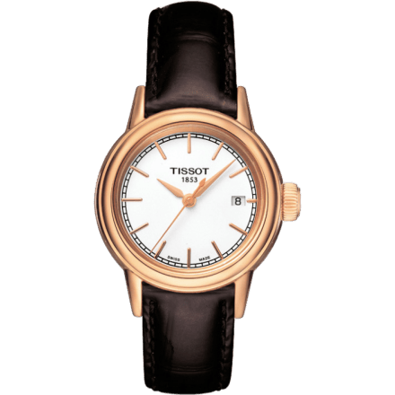Carson Quartz 29.7 Rose Gold PVD / White / Strap