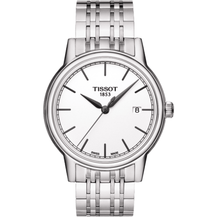 Carson Quartz 40 Stainless Steel / White / Bracelet
