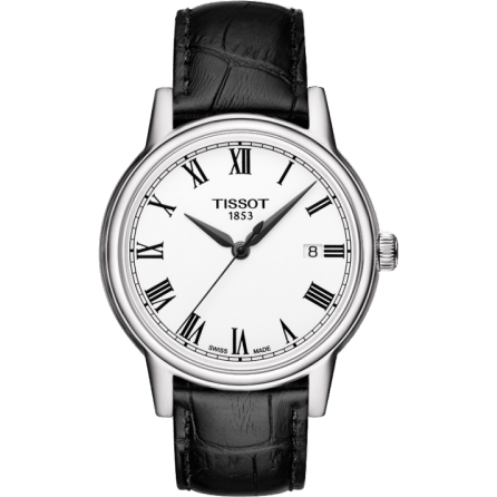 Carson Quartz 40 Stainless Steel / White / Strap