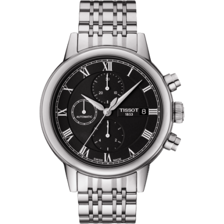 Carson Automatic Chronograph 42.3 Stainless Steel / Black / Bracelet