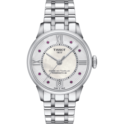 Chemin Des Tourelles Powermatic 80 32 Stainless Steel / MOP / Bracelet
