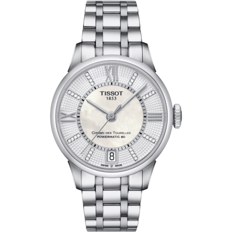 Chemin Des Tourelles Powermatic 80 32 Stainless Steel / MOP / Bracelet