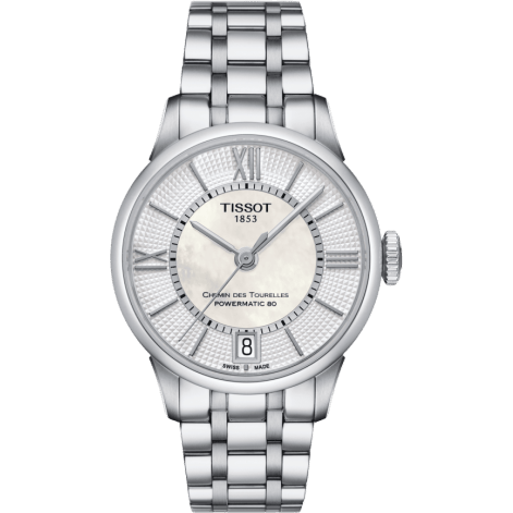 Chemin Des Tourelles Powermatic 80 32 Stainless Steel / MOP / Bracelet