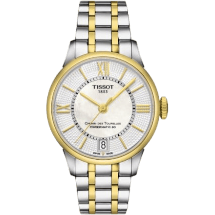 Chemin des Tourelles Powermatic 32 Stainless Steel / Yellow Gold PVD / MOP / Bracelet