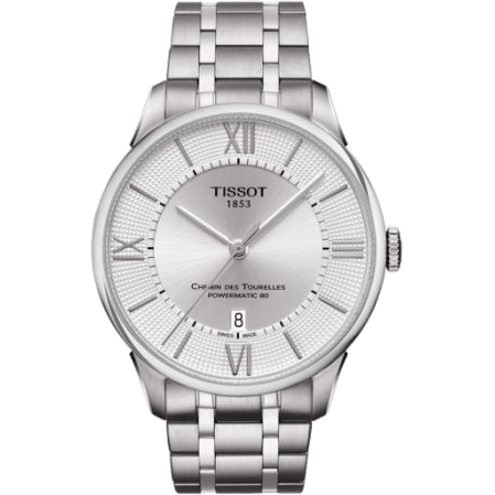 Chemin des Tourelles Powermatic 80 Silver Roman / Bracelet