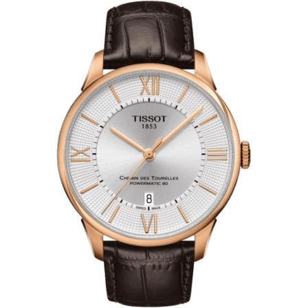 Chemin des Tourelles Powermatic 80 Rose PVD / Silver Roman
