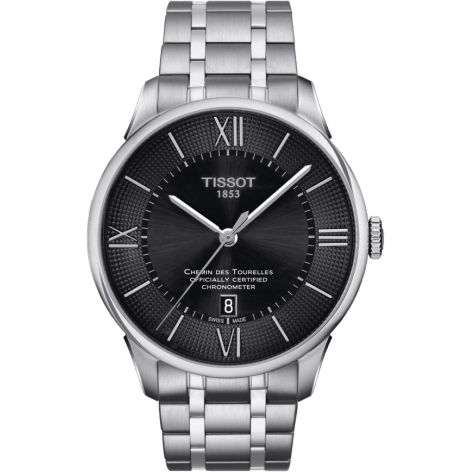 Chemin Des Tourelles Powermatic 80 COSC 42 Stainless Steel / Black / Bracelet