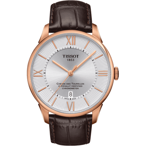 Chemin Des Tourelles Powermatic 80 COSC 42 Rose Gold PVD / Silver / Strap