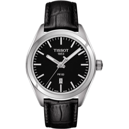 PR 100 Quartz 33 Stainless Steel / Black / Strap