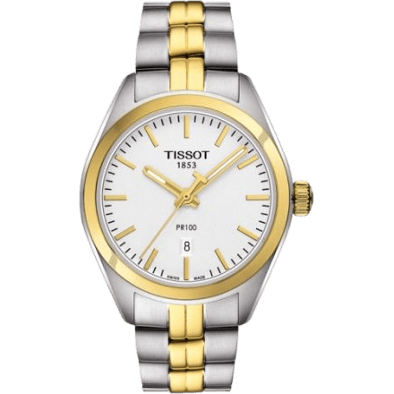 PR 100 Quartz 33 Stainless Steel / Yellow Gold PVD / Silver / Bracelet