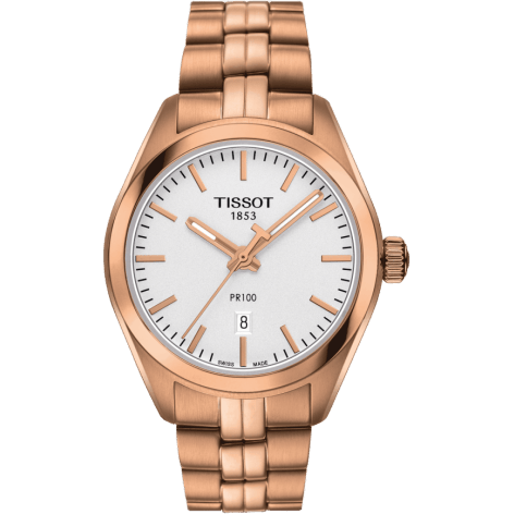 PR 100 Quartz 33 Rose Gold PVD / Silver / Bracelet