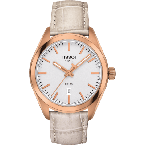 PR 100 Quartz 33 Rose Gold PVD / Silver / Strap