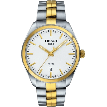 PR 100 Quartz 39 Stainless Steel / Yellow Gold PVD / Silver / Bracelet