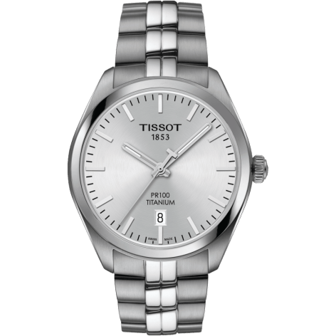 PR 100 Quartz 39 Titanium / Silver / Bracelet