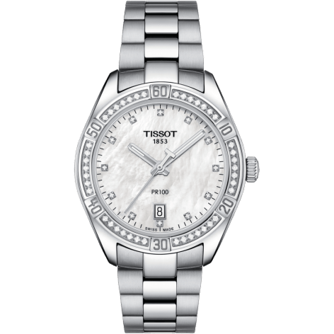 PR 100 Sport Chic 36 Stainless Steel / Diamond / MOP / Bracelet
