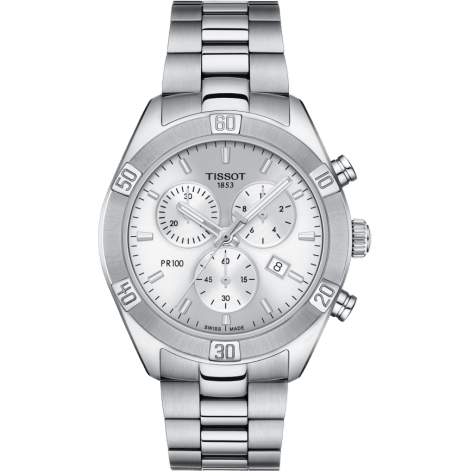 PR 100 Sport Chic Chronograph 38 Stainless Steel / Silver / Bracelet