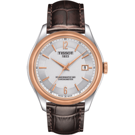 Ballade Powermatic 80 41 Stainless Steel / Rose Gold PVD / Silver / Strap