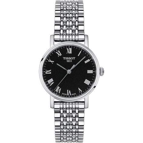 Everytime Small Stainless Steel / Black / Bracelet