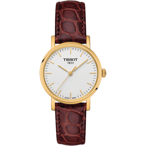 Everytime Small Yellow Gold PVD / Silver / Strap