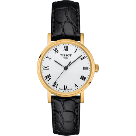 Everytime Small Yellow Gold PVD / Silver / Strap