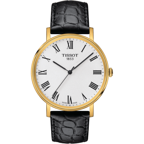 Everytime Medium Yellow Gold PVD / Silver / Strap