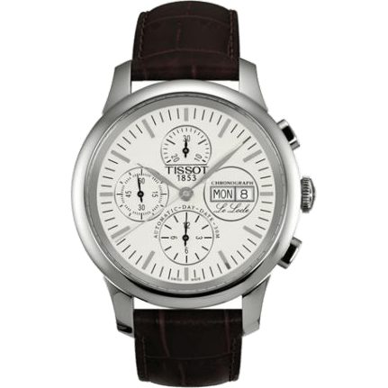 Le Locle Chronograph 42.3 Stainless Steel / Silver / Strap
