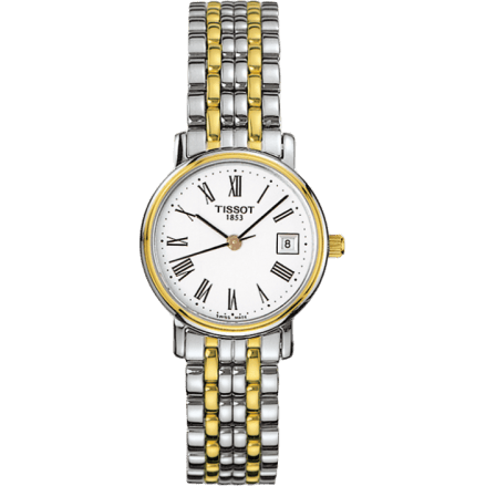 Desire Quartz 24 Stainless Steel / Yellow Gold PVD / White / Bracelet