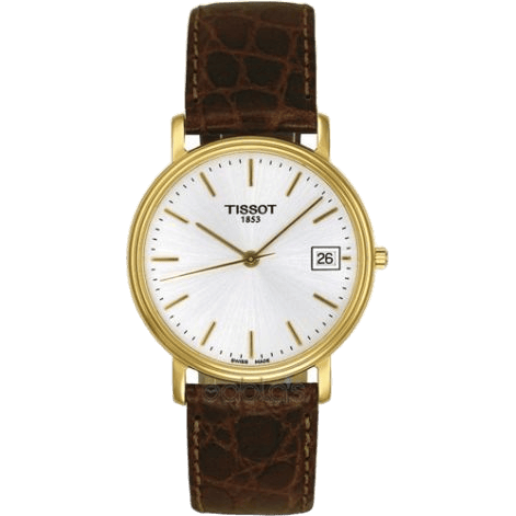 Desire Quartz 34 Yellow Gold PVD / Silver / Strap