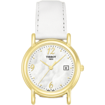 Carson Quartz 26.8 Yellow Gold / MOP / Strap
