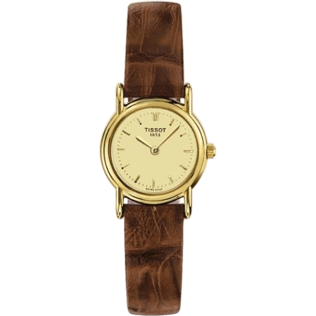 Carson Quartz 22 Yellow Gold / Champagne / Strap