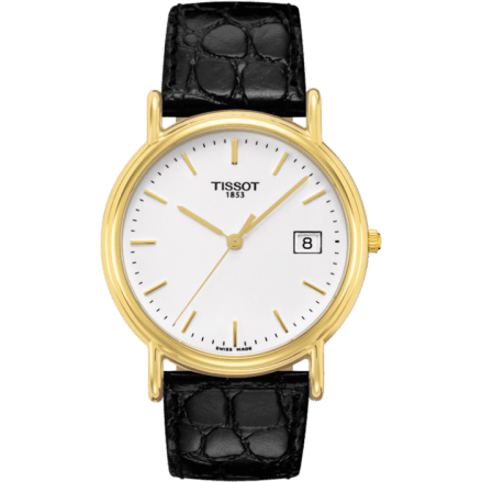 Carson Quartz 33.7 Yellow Gold / White / Strap