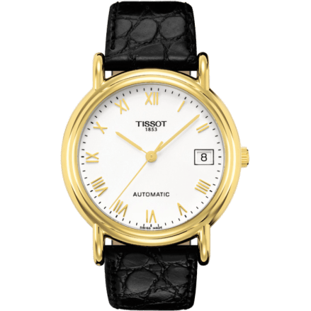 Carson Automatic 35.5 Yellow Gold / White / Strap