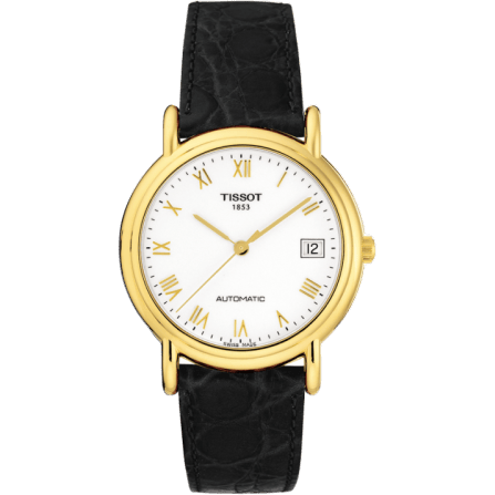 Carson Automatic 35.5 Yellow Gold / White / Strap