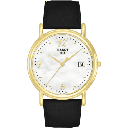 Carson Quartz 34 Yellow Gold / MOP / Strap