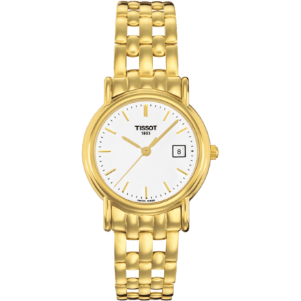 Carson Quartz 27 Yellow Gold / White / Bracelet