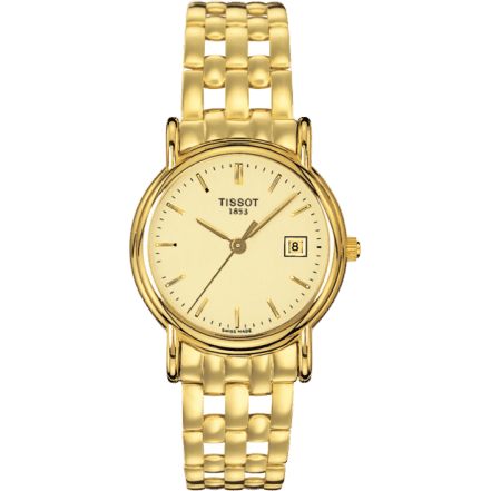 Carson Quartz 27 Yellow Gold / Champagne / Bracelet