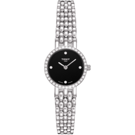 Caliente Quartz 19.5 White Gold / Diamond / Black / Bracelet