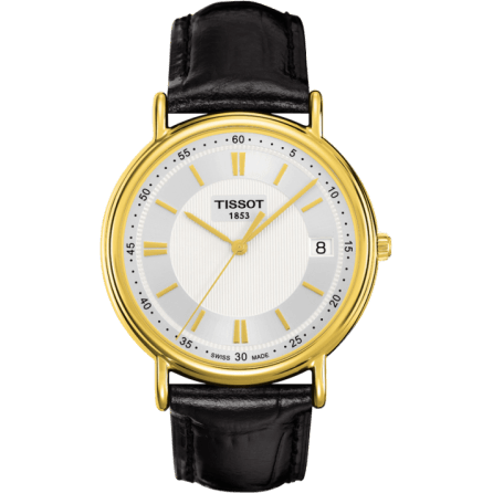 Carson Quartz 40 Yellow Gold / Silver / Strap