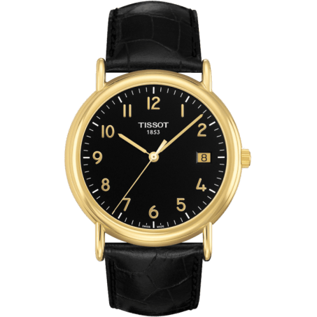 Carson Quartz 40 Yellow Gold / Black / Strap