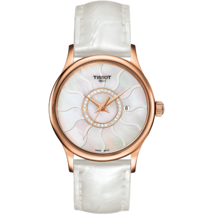 Rose Dream Quartz Ladies Steel Back MOP