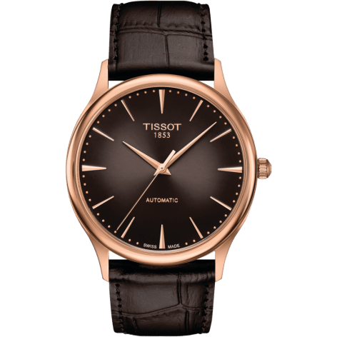 Tissot Excellence Automatic Rose Gold / Brown