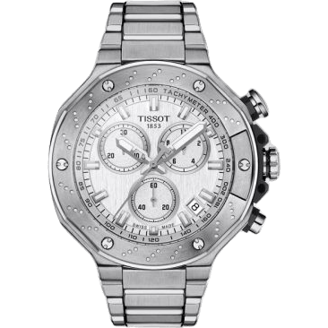 T-Race Chronograph Stainless Steel / Silver / Bracelet