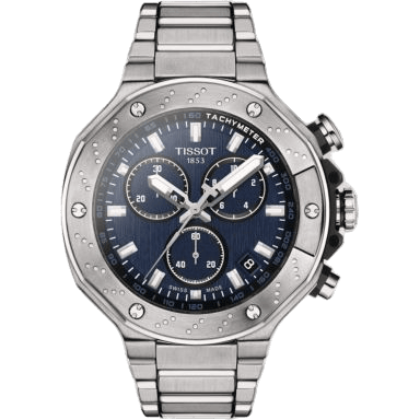 T-Race Chronograph Stainless Steel / Blue / Bracelet