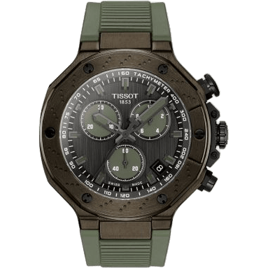 T-Race Chronograph Green PVD / Grey / Rubber