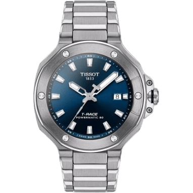 T-Race Powermatic 80 Stainless Steel / Blue / Bracelet