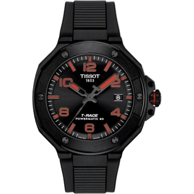 T-Race Powermatic 80 PVD / Black / Rubber