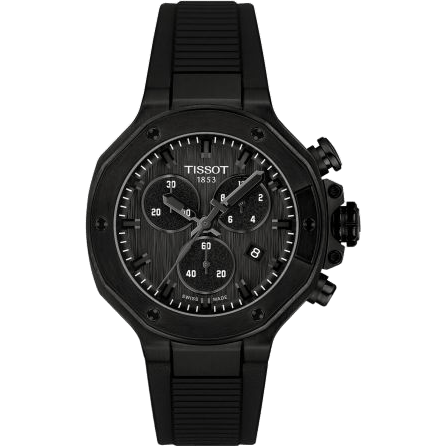 T-Race Chronograph 38 PVD / Black / Rubber
