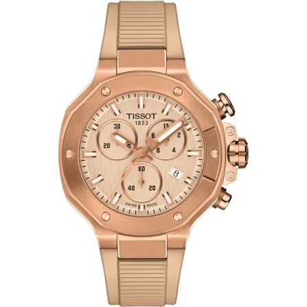 T-Race Chronograph 38 Carnation Gold / Nude