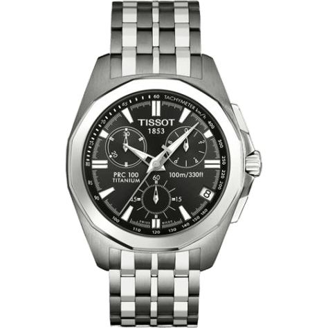 PRC 100 Chronograph Quartz 41.3 Titanium / Black / Bracelet